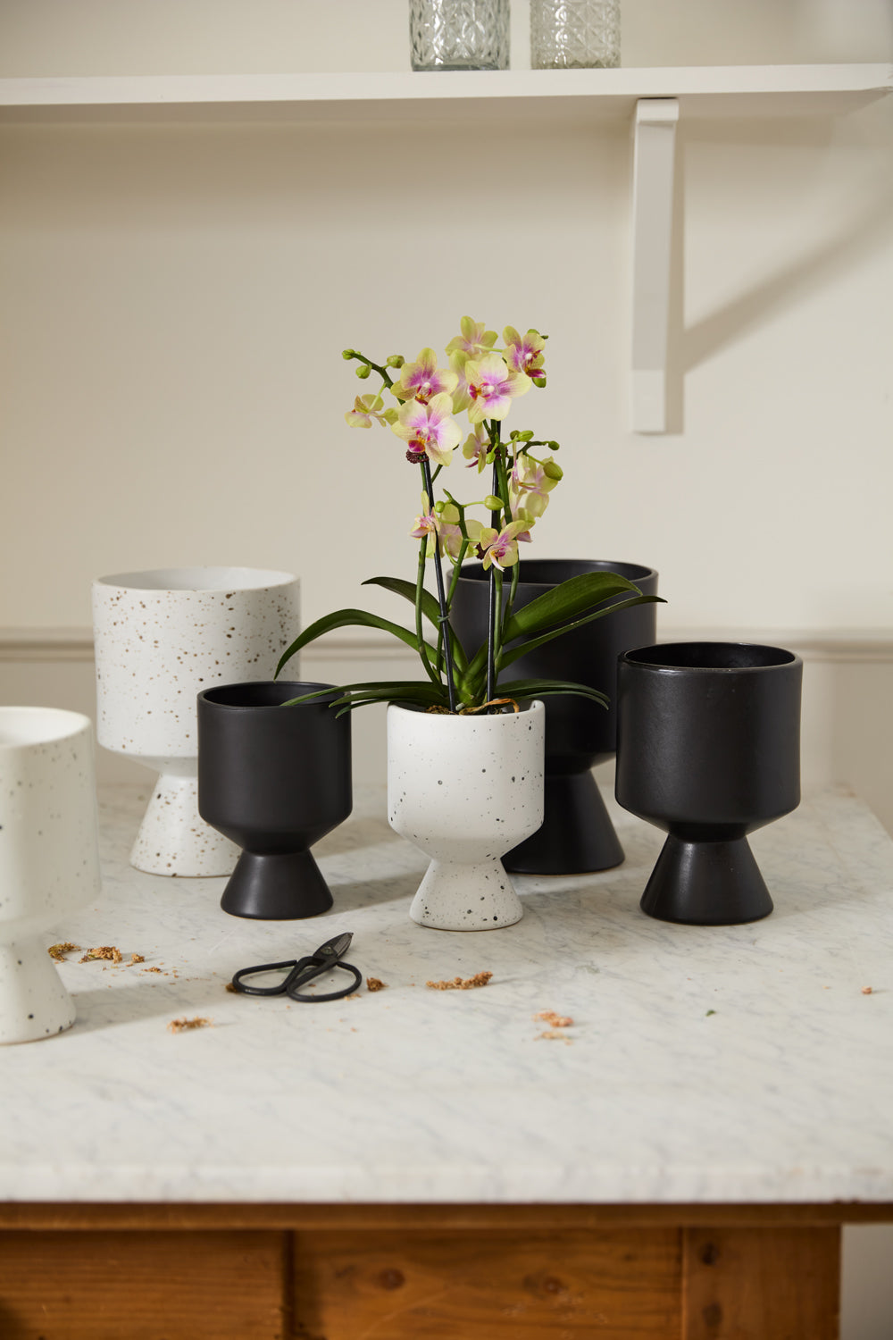 De Vil Pot Set of 4 By Accent Decor | Planters, Troughs & Cachepots | Modishstore - 3