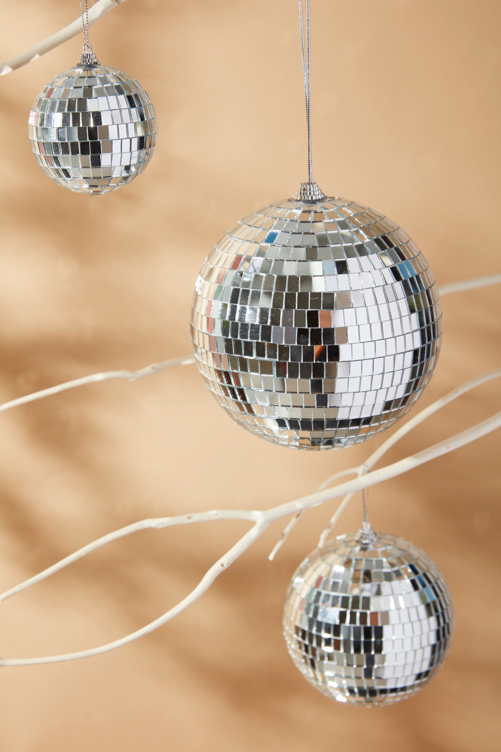 Disco Ball Ornament Set of 8 By Accent Decor | Ornaments | Modishstore - 1