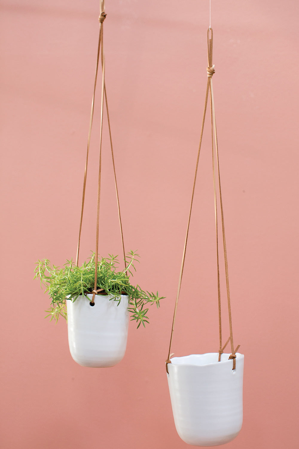 Doni Plant Hanger Set of 4 By Accent Decor | Planters, Troughs & Cachepots | Modishstore - 4