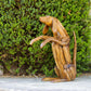 Teak Playful Dog By Garden Age Supply