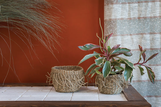 Ebba Basket Set of 4 By Accent Decor | Vases | Modishstore - 1