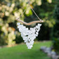 Raindrop Butterfly Mobile - Large - White Set of 4 By Garden Age Supply