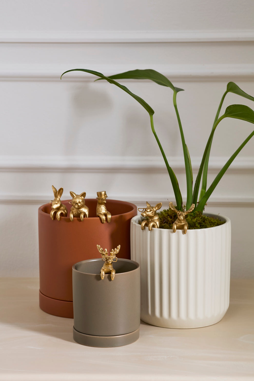 E+E Huggers - Set of 24 By Accent Decor | Planters, Troughs & Cachepots | Modishstore - 3