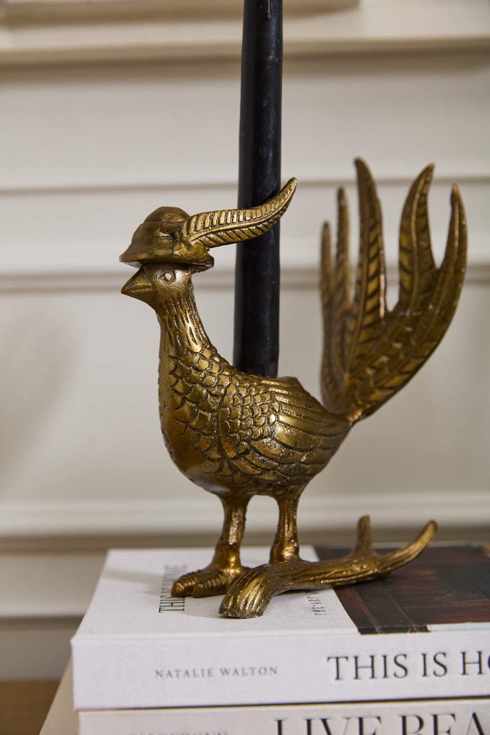 E+E Pheasant Candlestick Set of 2 By Accent Decor | Candle Holders | Modishstore - 1