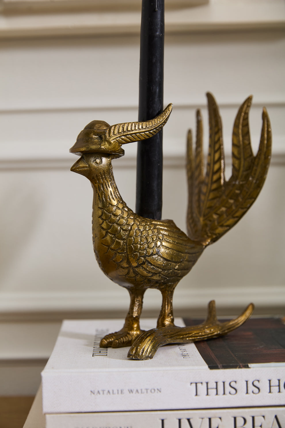 E+E Pheasant Candlestick Set of 2 By Accent Decor | Candle Holders | Modishstore - 1