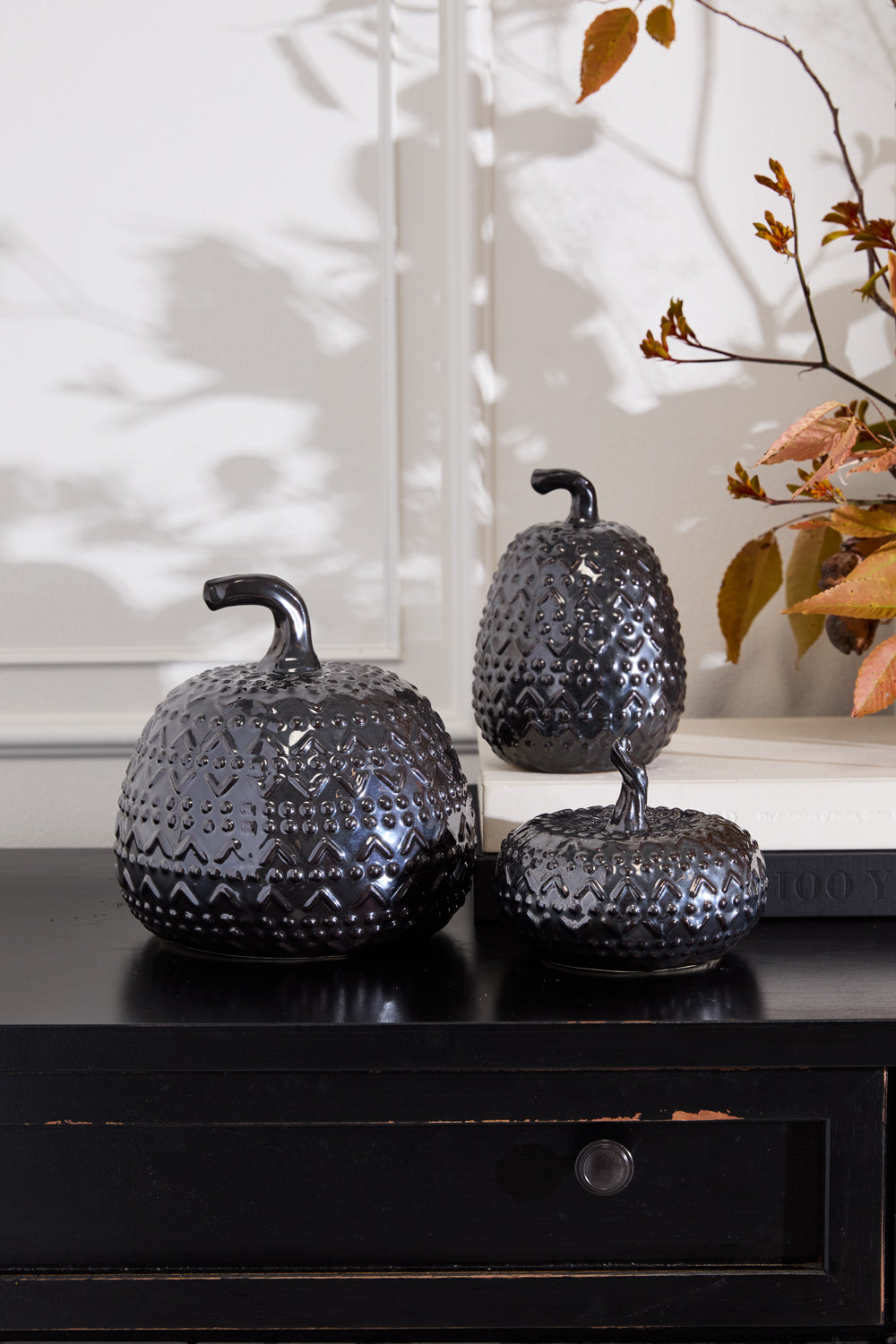 Eerie Pumpkin Set of 4 By Accent Decor | Decor | Modishstore - 3