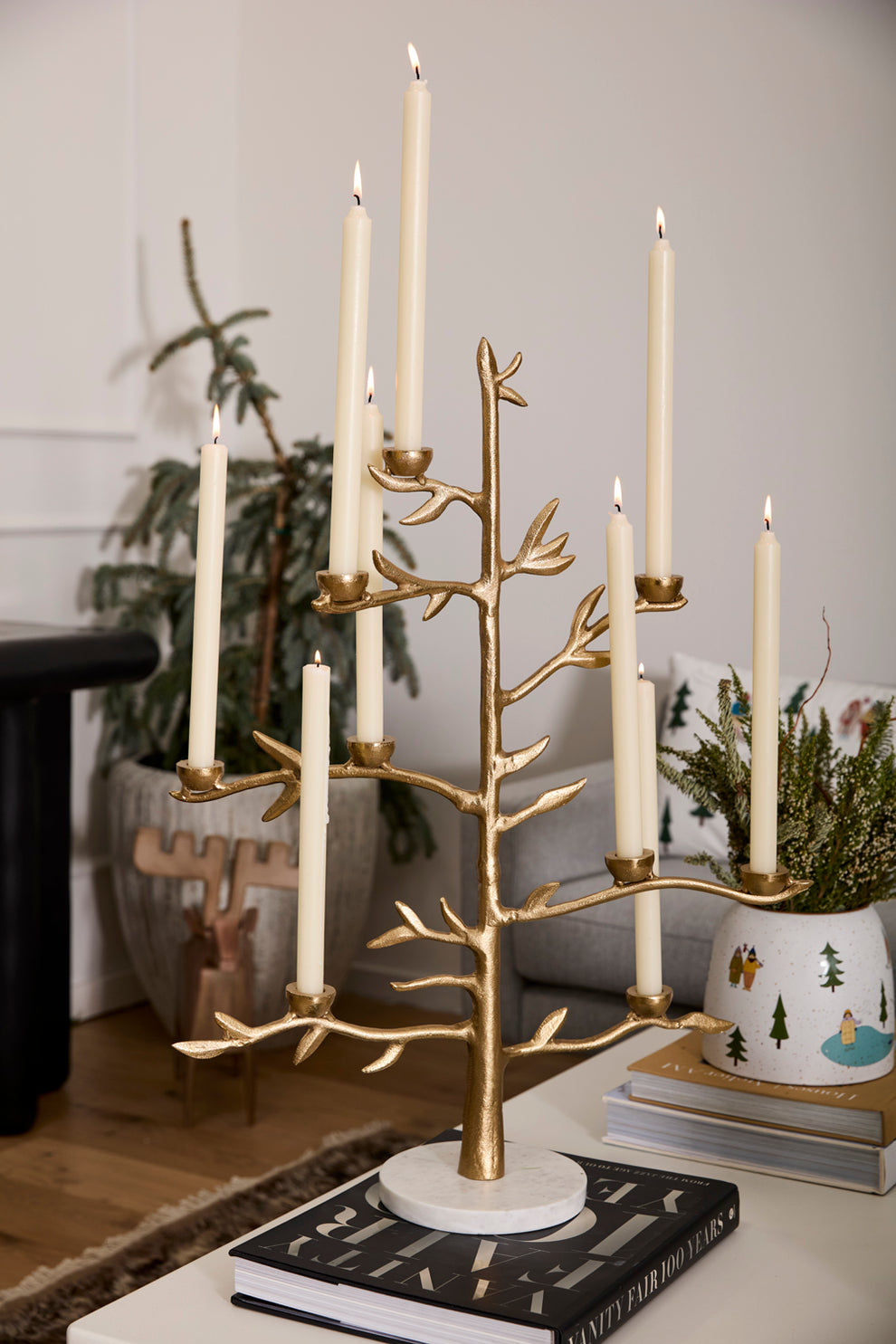 Effervescent Tree Candelabra By Accent Decor | Planters, Troughs & Cachepots | Modishstore - 3