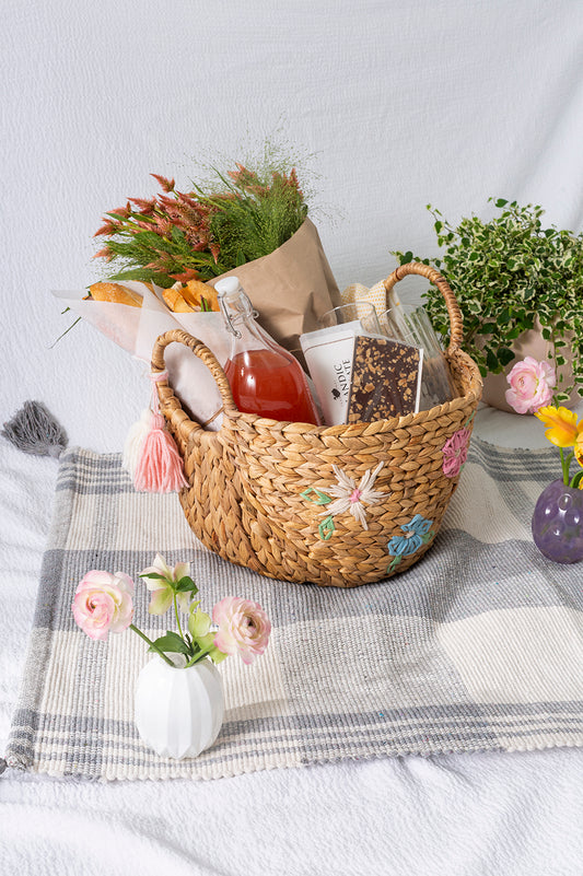 Egghunt Basket Set of 2 By Accent Decor | Bins, Baskets & Buckets | Modishstore - 1