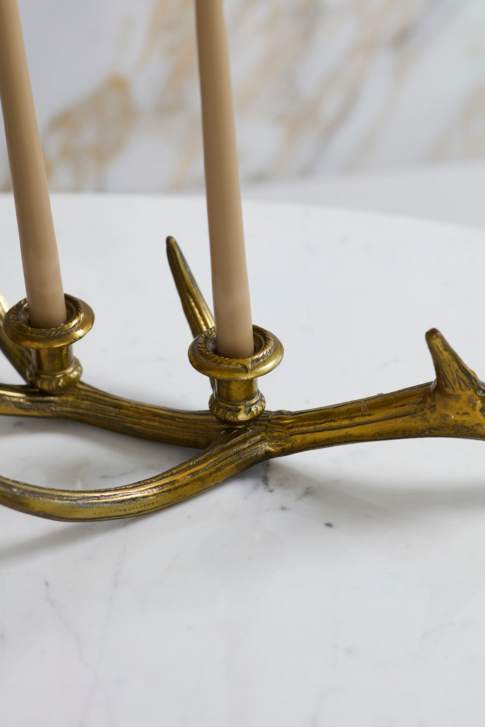 Elegant Antler Candleholder Set of 2 By Accent Decor | Candle Holders | Modishstore - 1