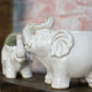 Elephant Pot Set of 8 By Accent Decor | Planters, Troughs & Cachepots | Modishstore - 5