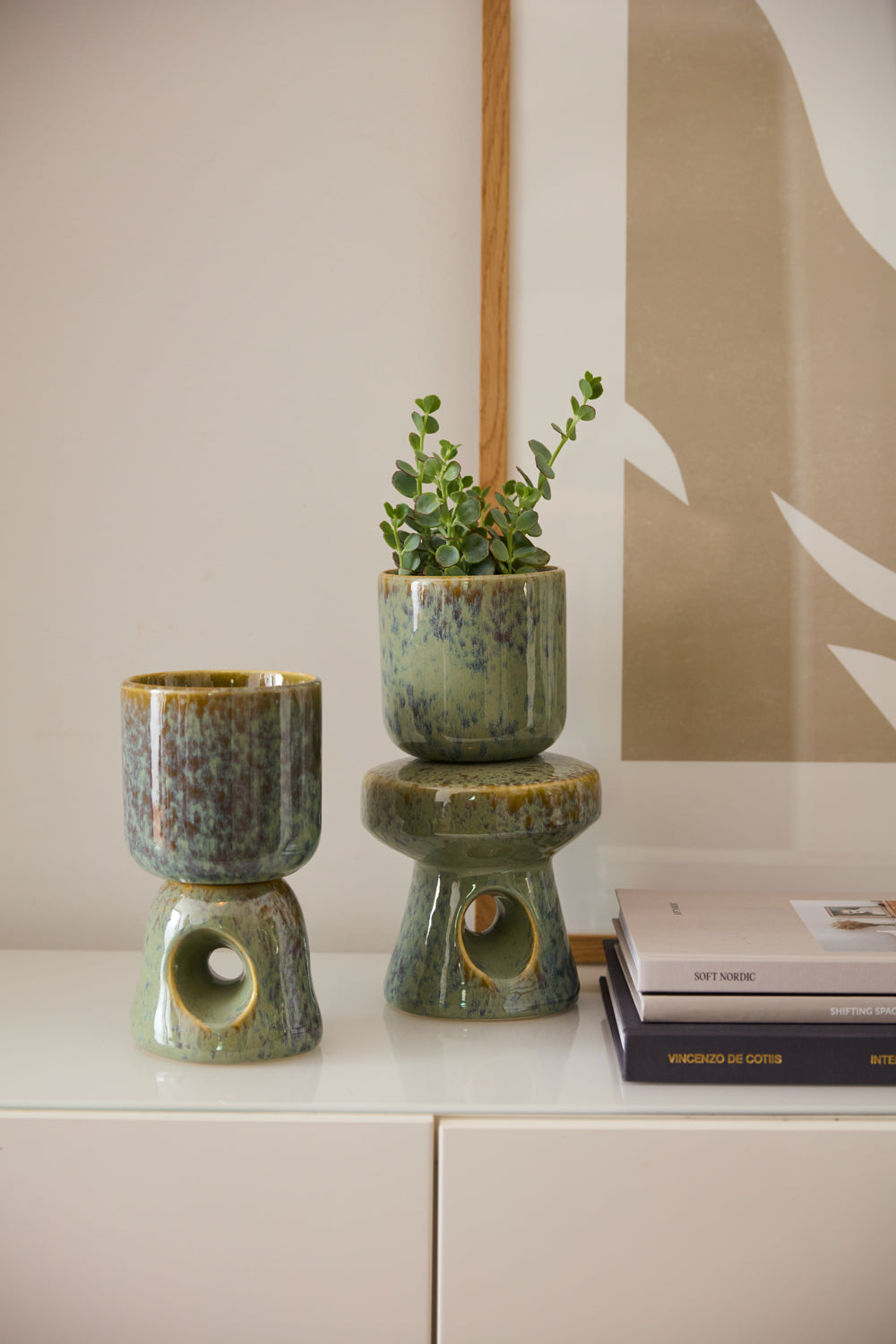 Elysian Pot Set of 4 By Accent Decor | Stands | Modishstore - 3