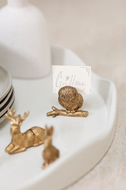 Enchanted Critter Name Card Holder Set of 8 By Accent Decor | Stands | Modishstore - 1