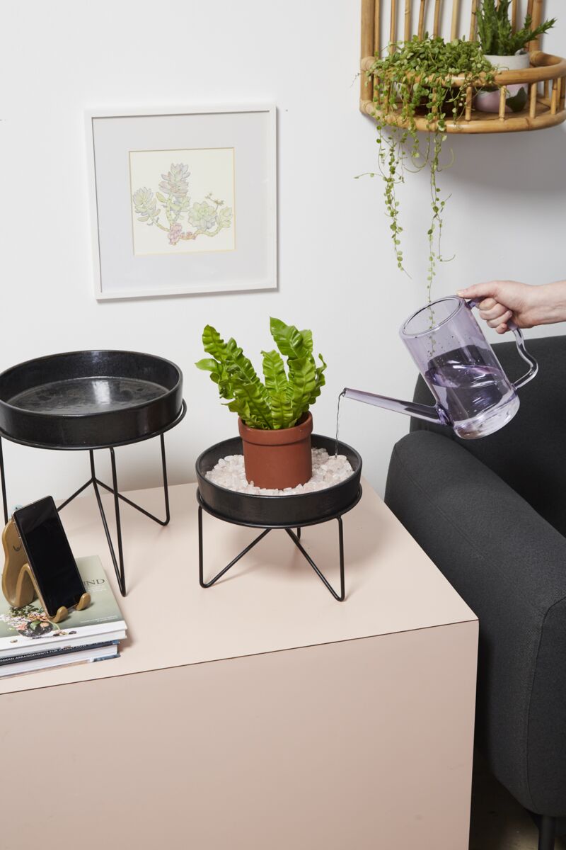 Encino Tray with Stand 10"x 7.75" By Accent Decor | Planters, Troughs & Cachepots | Modishstore - 6