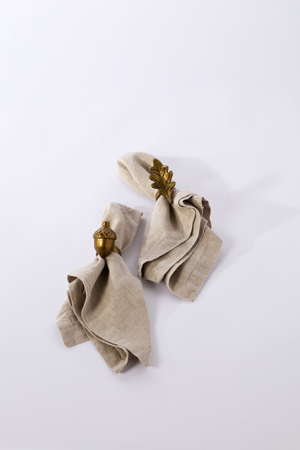 English Oak Napkin Ring Set of 8 By Accent Decor | Planters, Troughs & Cachepots | Modishstore - 3