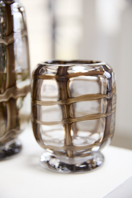 Enveloped Vase Set of 2 By Accent Decor | Vases | Modishstore - 1