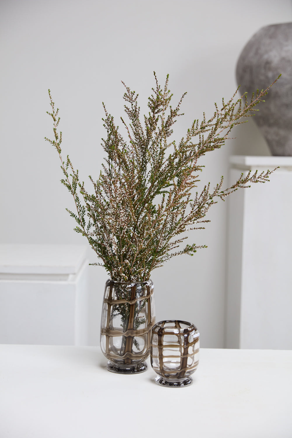 Enveloped Vase Set of 2 By Accent Decor | Vases | Modishstore - 4