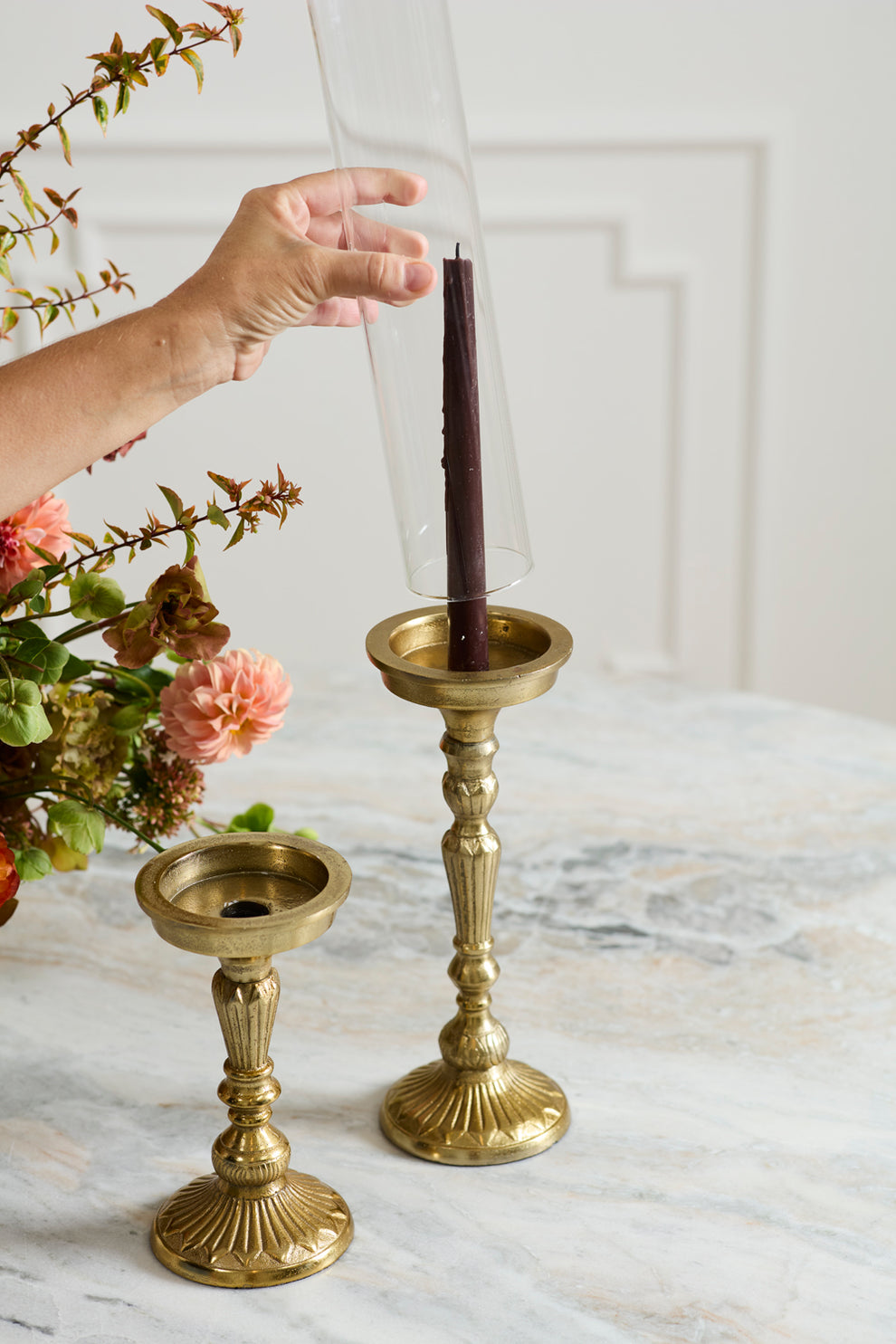 Epilogue Candleholder Set of 2 By Accent Decor | Candle Holders | Modishstore - 3