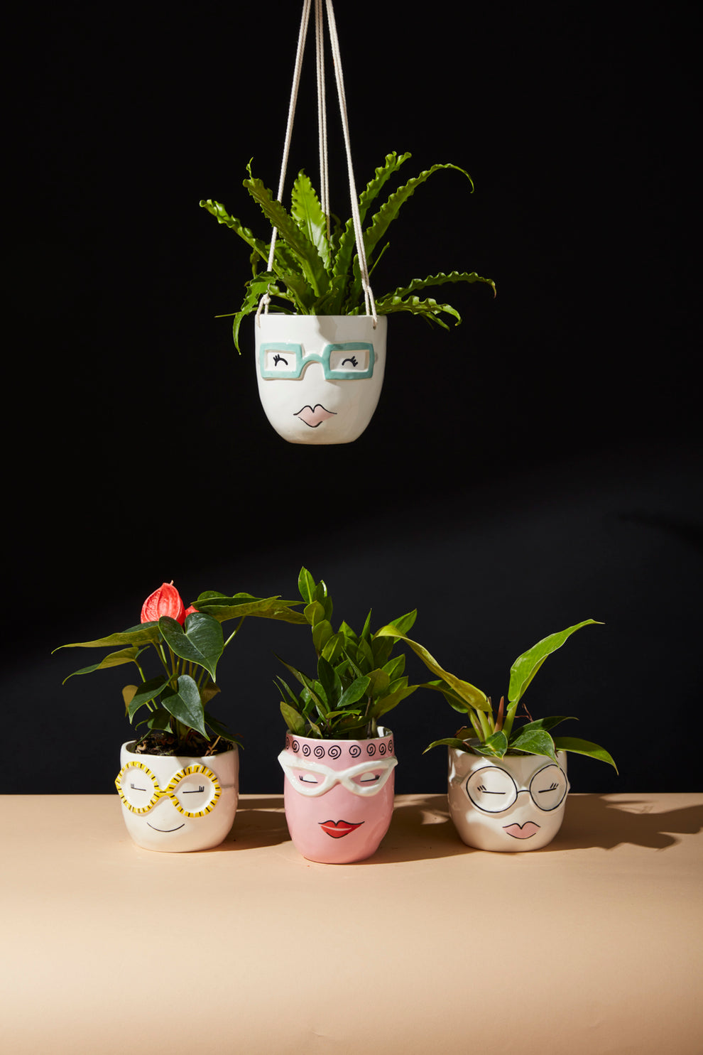 Fab Pot Set of 4 By Accent Decor | Planters, Troughs & Cachepots | Modishstore - 3