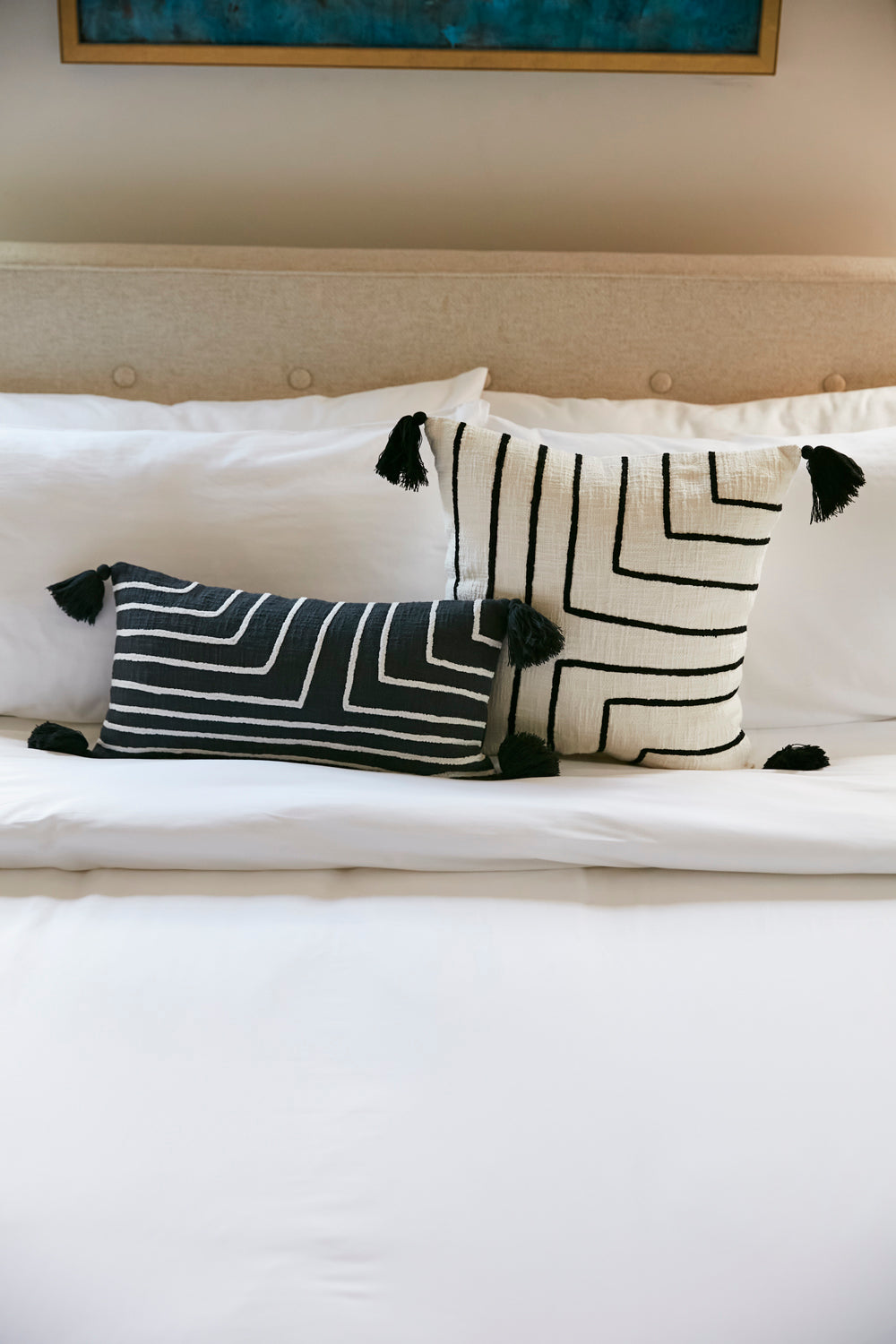 Falun Pillow Set of 2 By Accent Decor | Planters, Troughs & Cachepots | Modishstore - 3