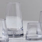 Fat Pyramid Vase Set of 4 By Accent Decor | Vases | Modishstore - 1