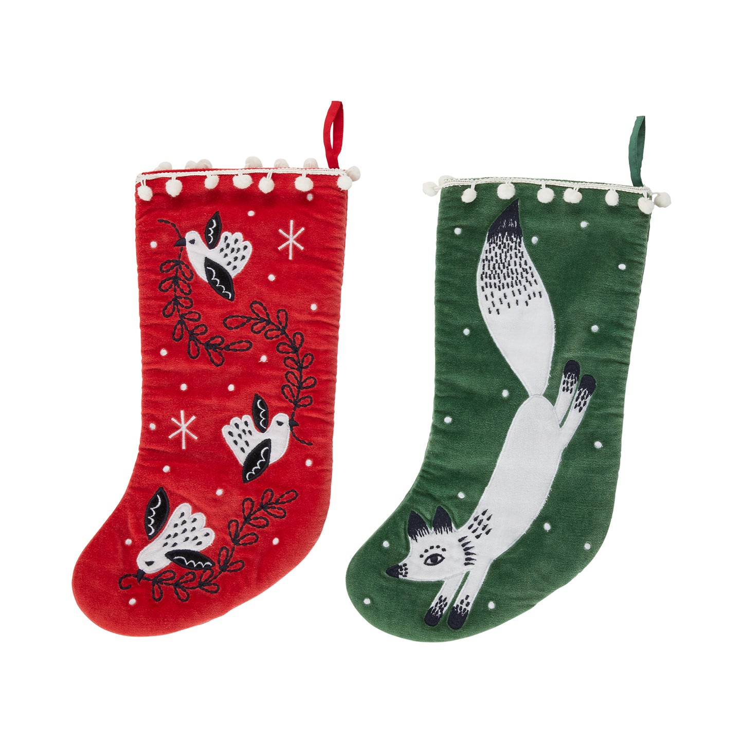 Faunus Stocking Set of 2 By Accent Decor | Decor | Modishstore - 4