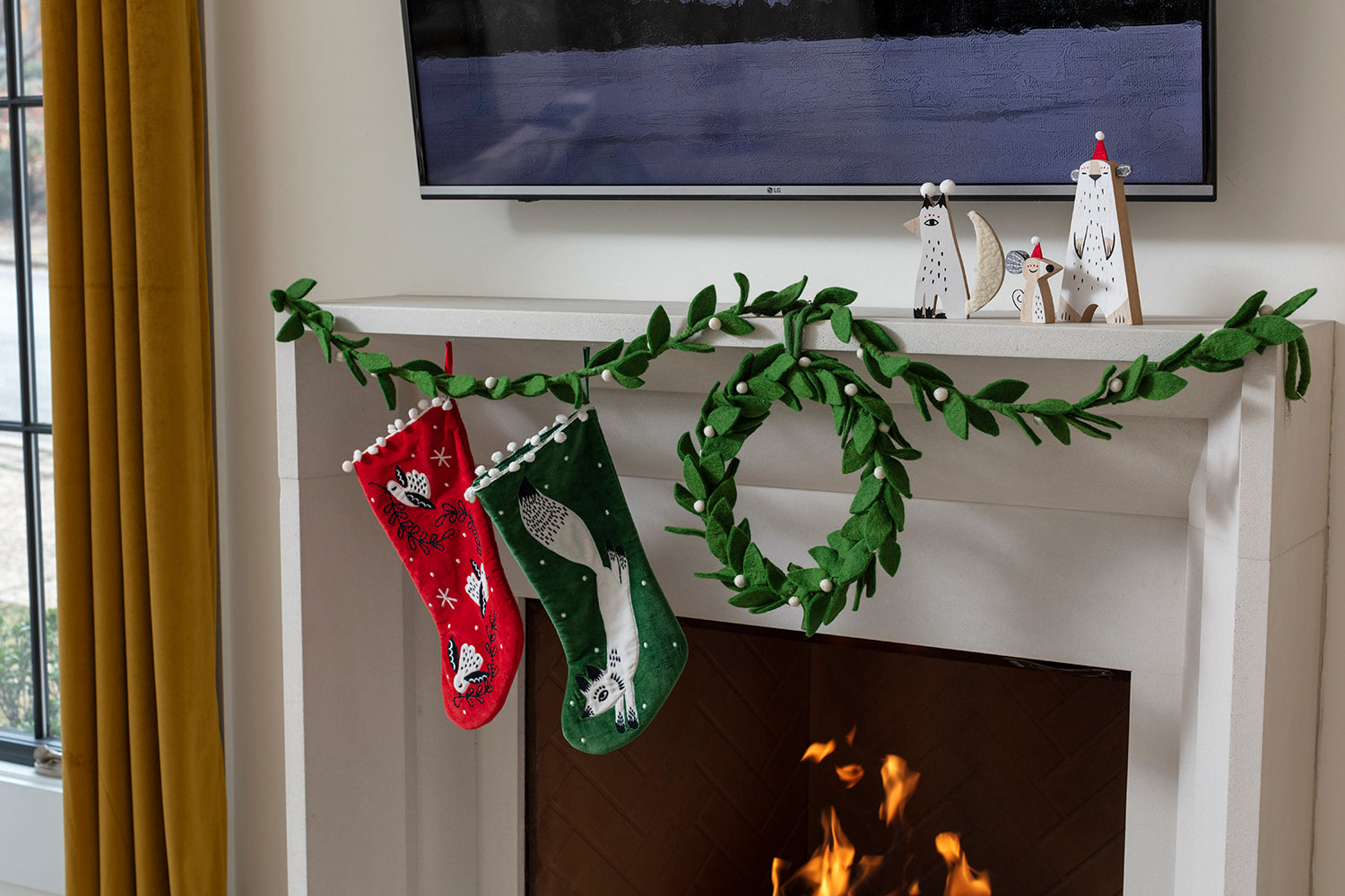 Faunus Stocking Set of 2 By Accent Decor | Decor | Modishstore - 3