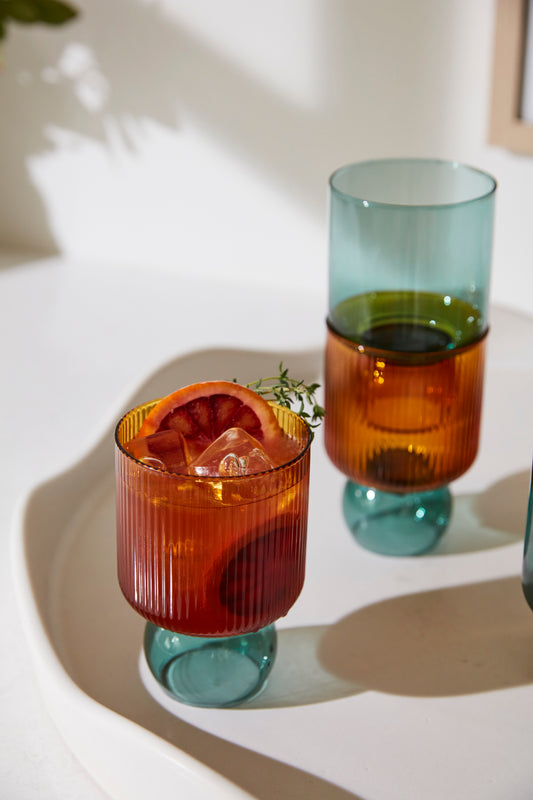Felix Drinkware Set of 4 By Accent Decor | Planters, Troughs & Cachepots | Modishstore - 1