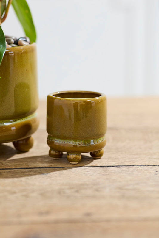Ferris Footed Pot Set of 8 By Accent Decor | Wall Decor | Modishstore - 1
