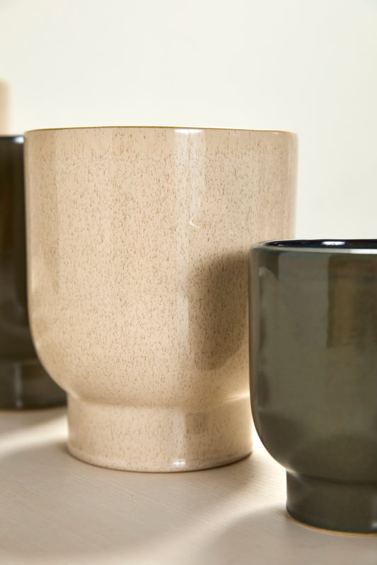 Fischer Pot Set of 8 By Accent Decor | Planters, Troughs & Cachepots | Modishstore - 1