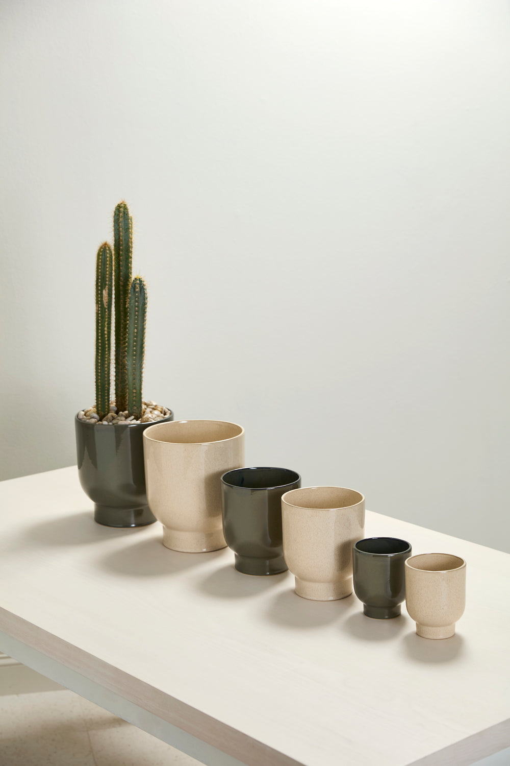 Fischer Pot Set of 8 By Accent Decor | Planters, Troughs & Cachepots | Modishstore - 3