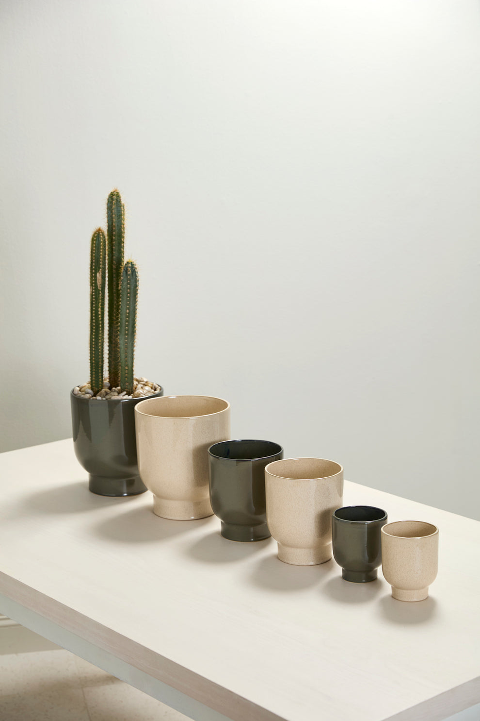 Fischer Pot Set of 8 By Accent Decor | Planters, Troughs & Cachepots | Modishstore - 3