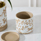 Foxtail Pot with Saucer Set of 4 By Accent Decor | Planters, Troughs & Cachepots | Modishstore - 3