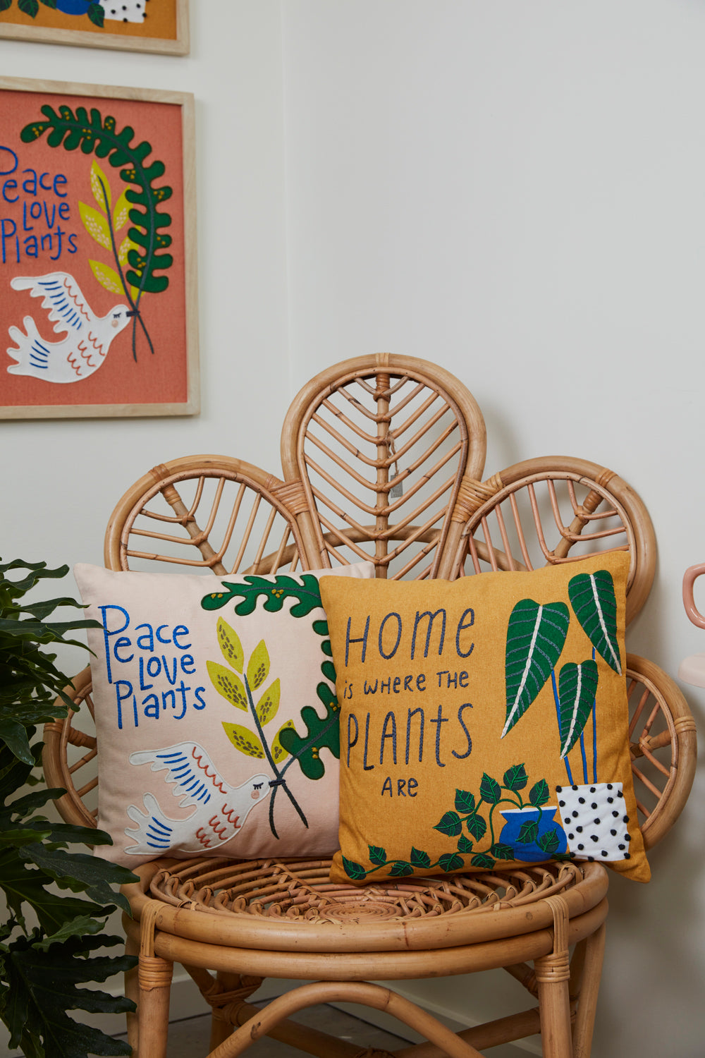 Fresh Expressions Pillow Set of 2 By Accent Decor | Planters, Troughs & Cachepots | Modishstore - 3