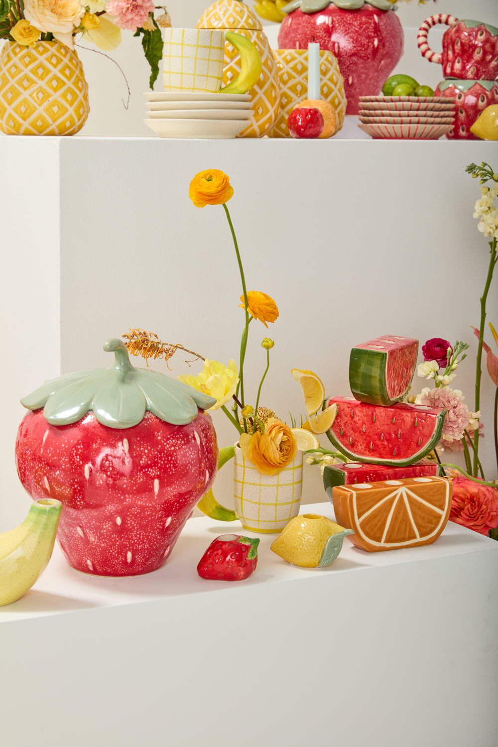 Fresh Fruit Candleholder Set of 8 By Accent Decor | Candle Holders | Modishstore - 5