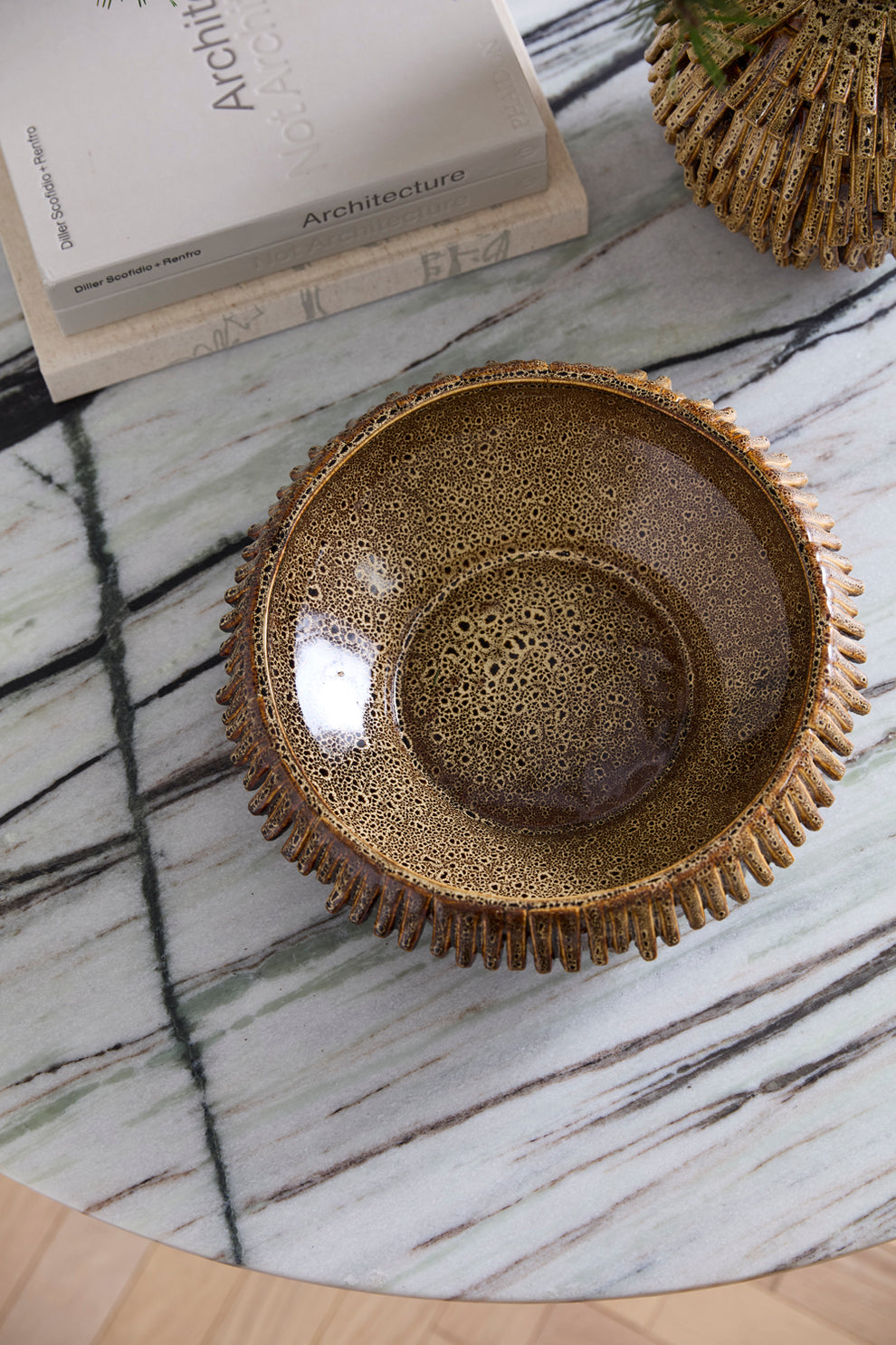 Fringe Bowl By Accent Decor | Decorative Bowls | Modishstore - 1