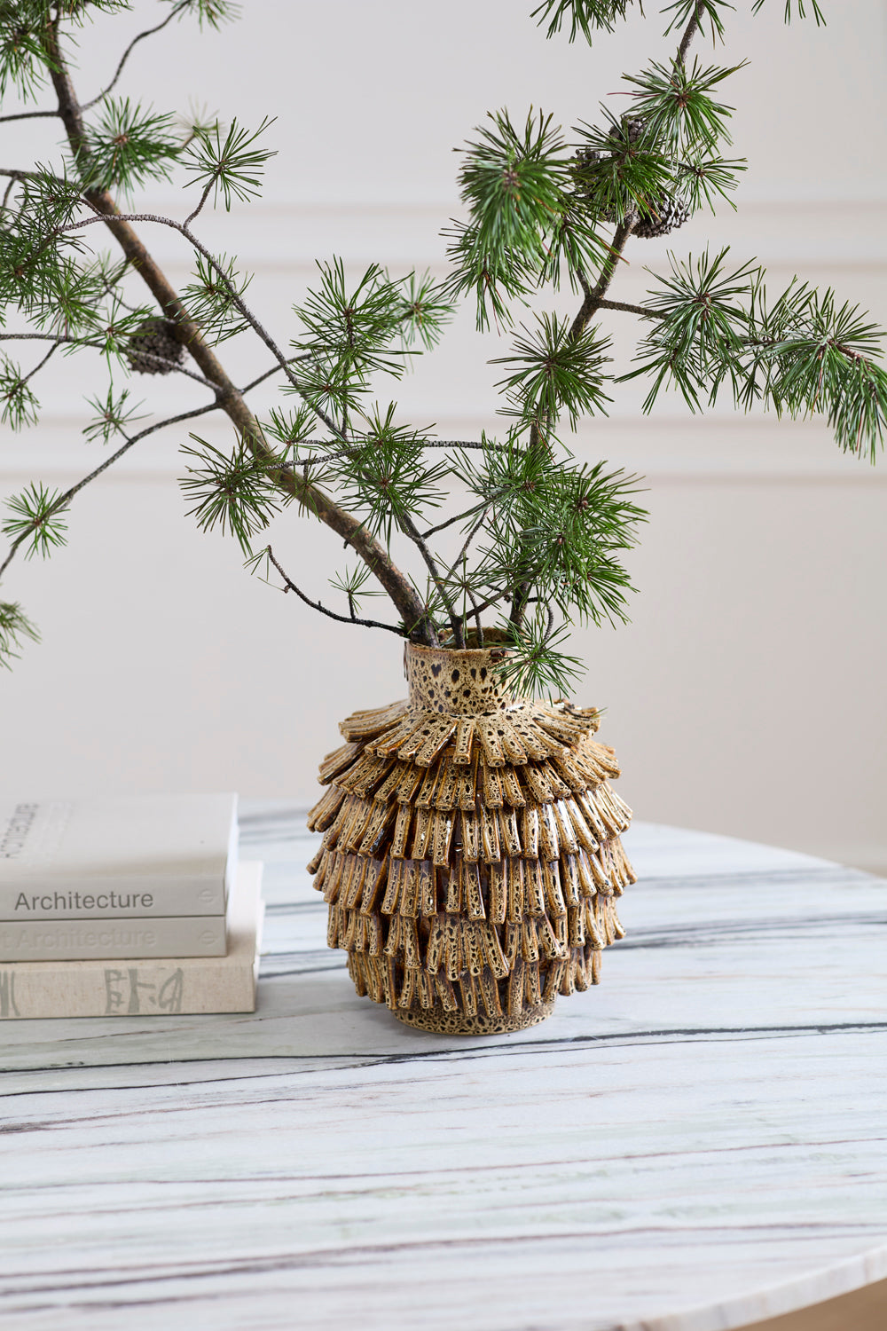 Fringe Vase By Accent Decor | Vases | Modishstore - 3