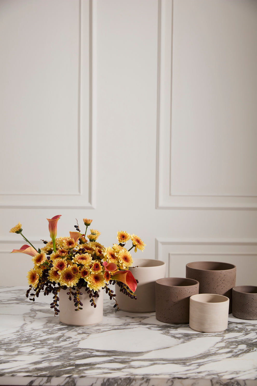 Fulton Pot Set of 8 By Accent Decor | Planters, Troughs & Cachepots | Modishstore - 4