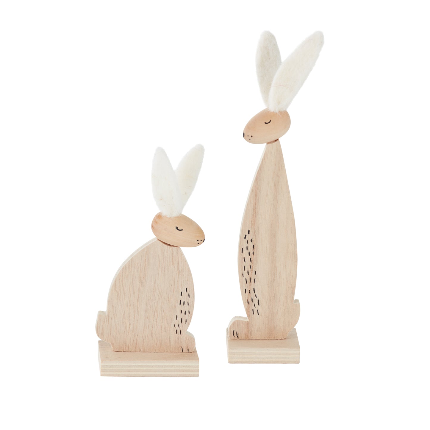 Fuz Bunny Figurine Set of 8 By Accent Decor | Figurines | Modishstore - 4