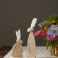 Fuz Bunny Figurine Set of 8 By Accent Decor | Figurines | Modishstore - 3