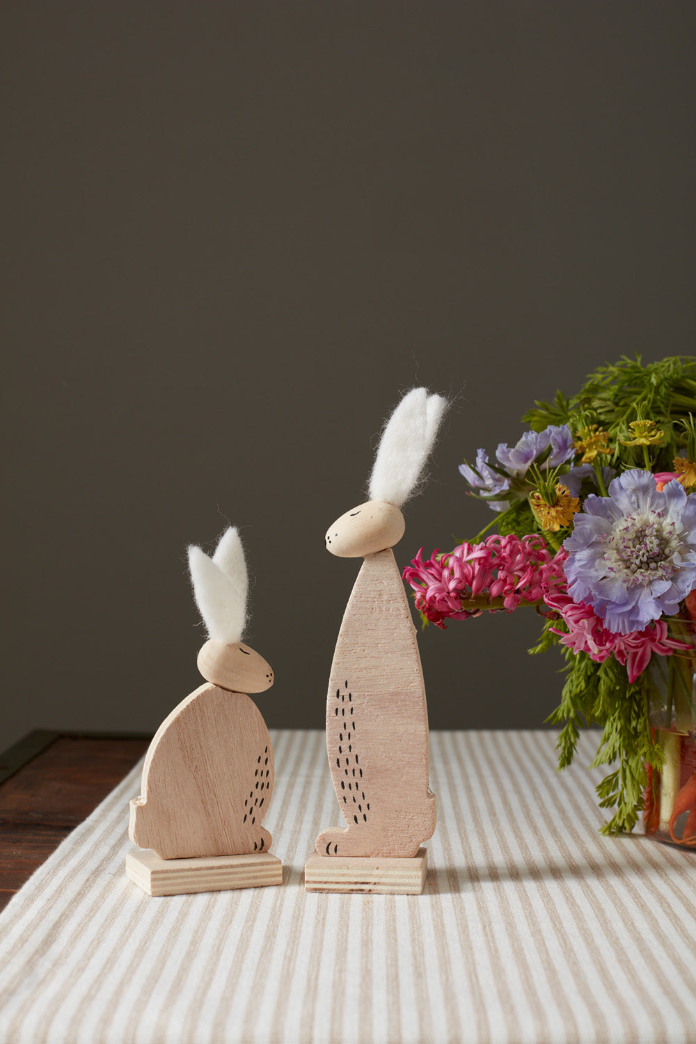 Fuz Bunny Figurine Set of 8 By Accent Decor | Figurines | Modishstore - 3