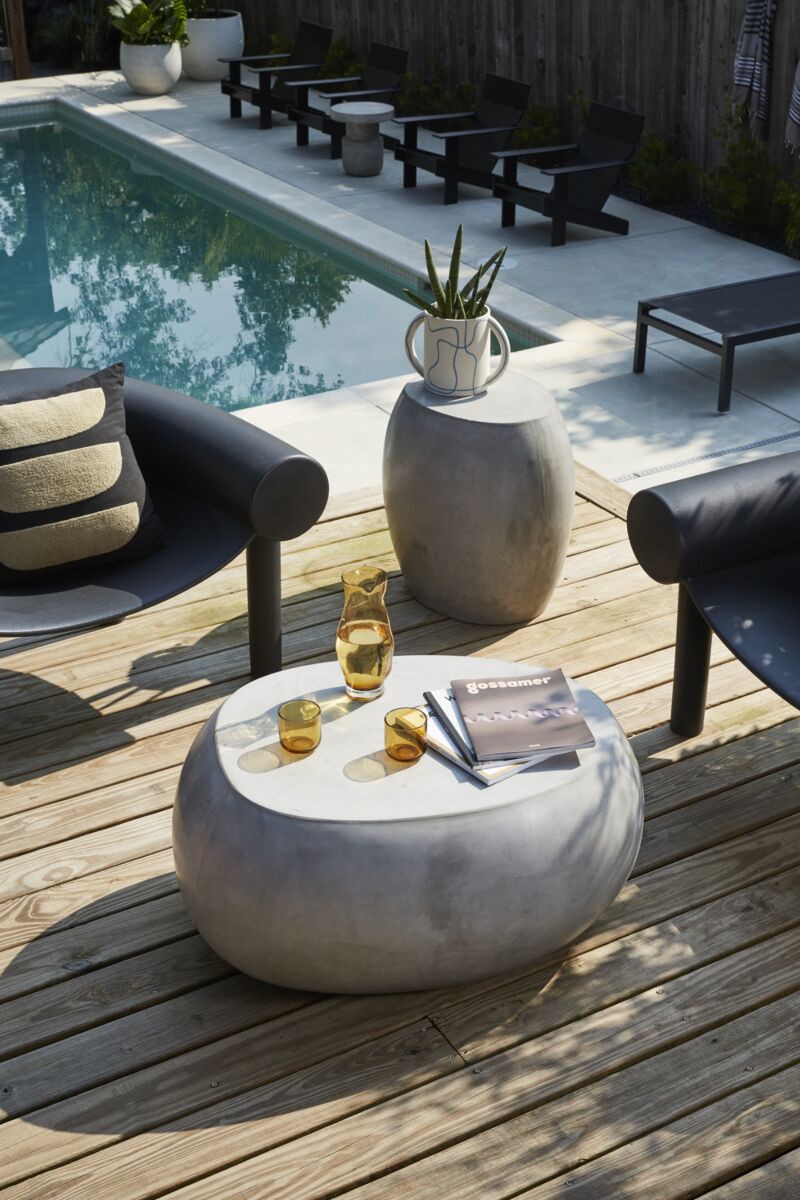 Genoa Table 34.75"x 27"x 18" By Accent Decor | Coffee Tables | Modishstore - 1