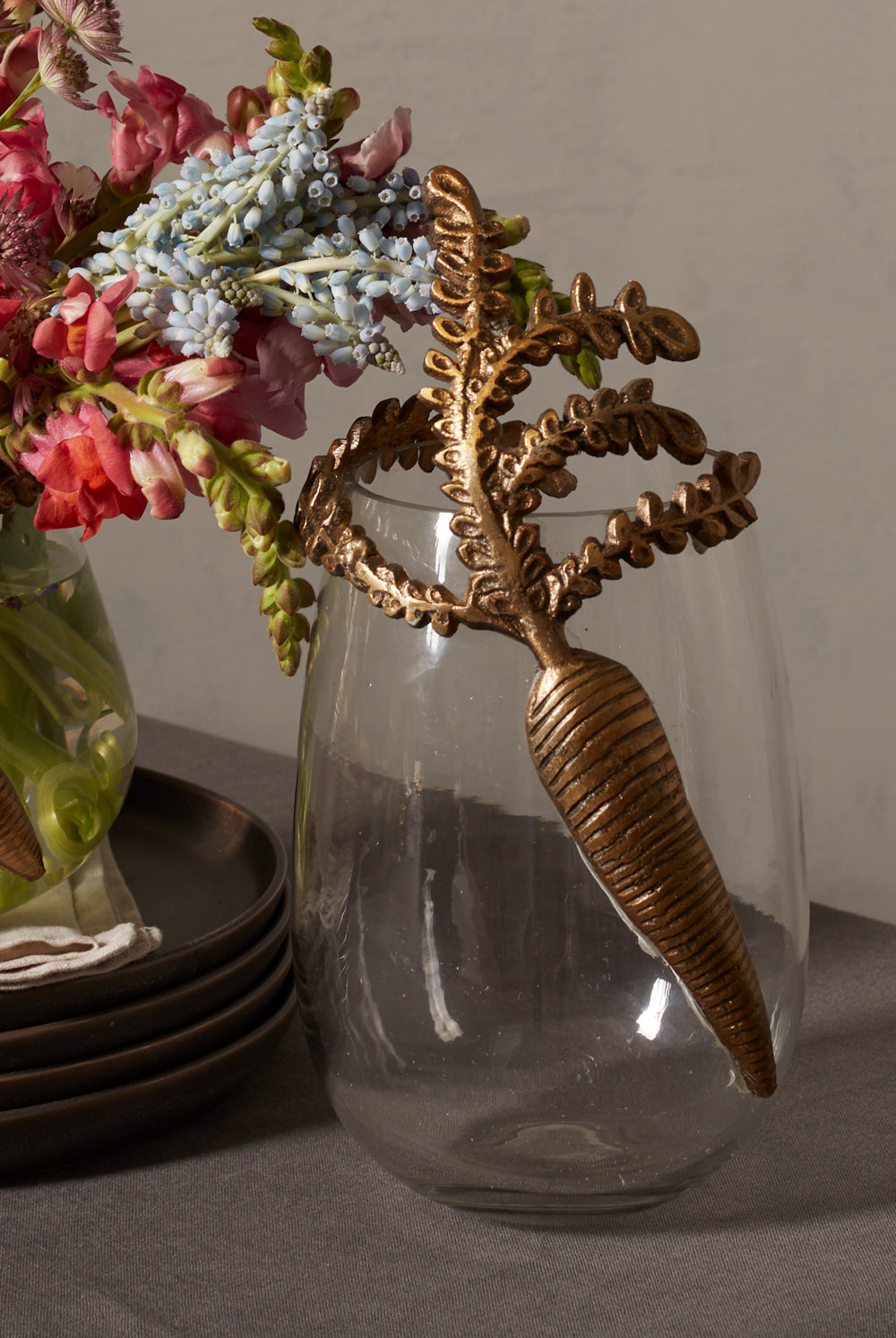 Gilded Carrot Collection Set of 2 By Accent Decor | Planters, Troughs & Cachepots | Modishstore - 3