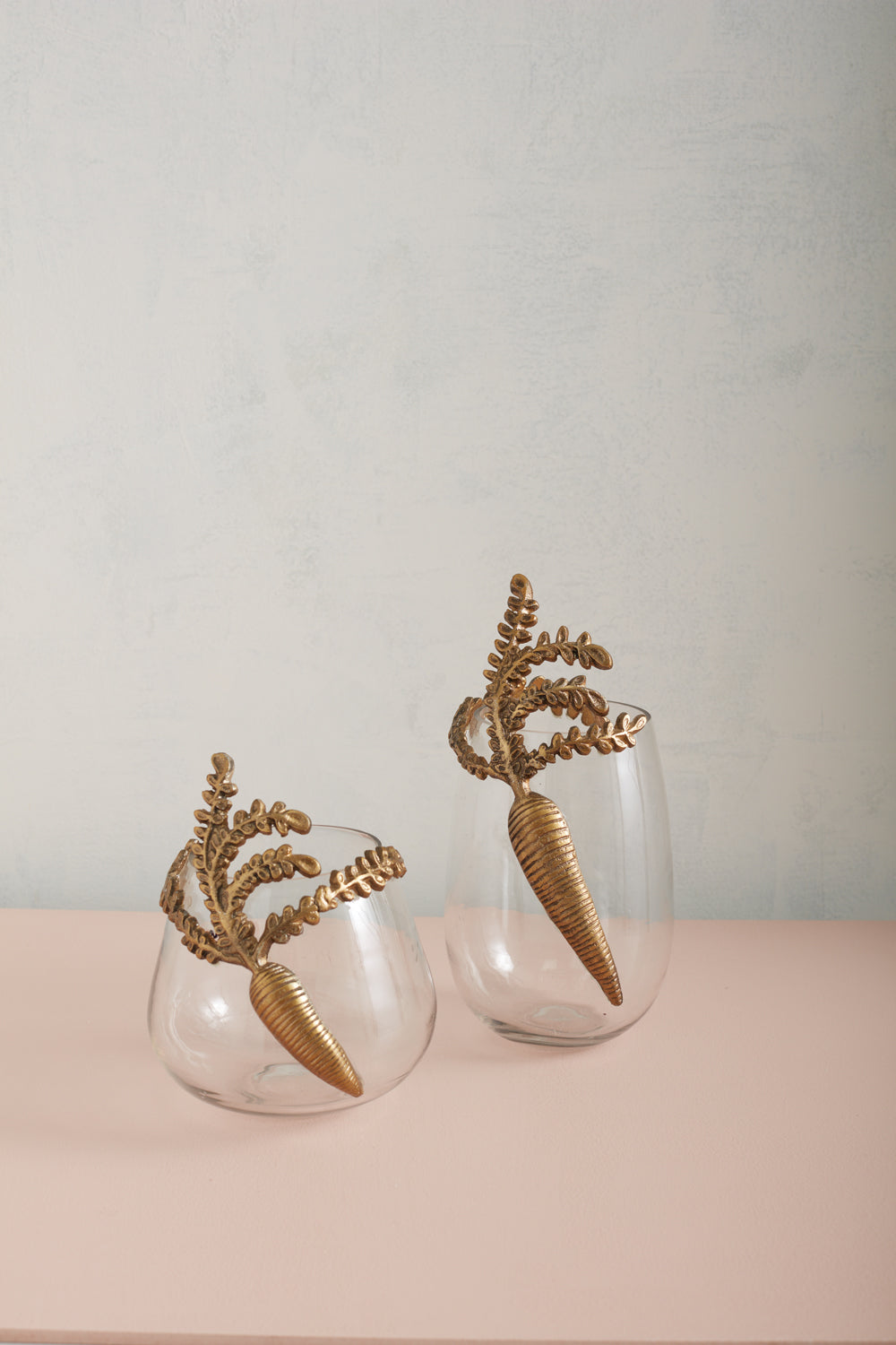 Gilded Carrot Collection Set of 2 By Accent Decor | Planters, Troughs & Cachepots | Modishstore - 5