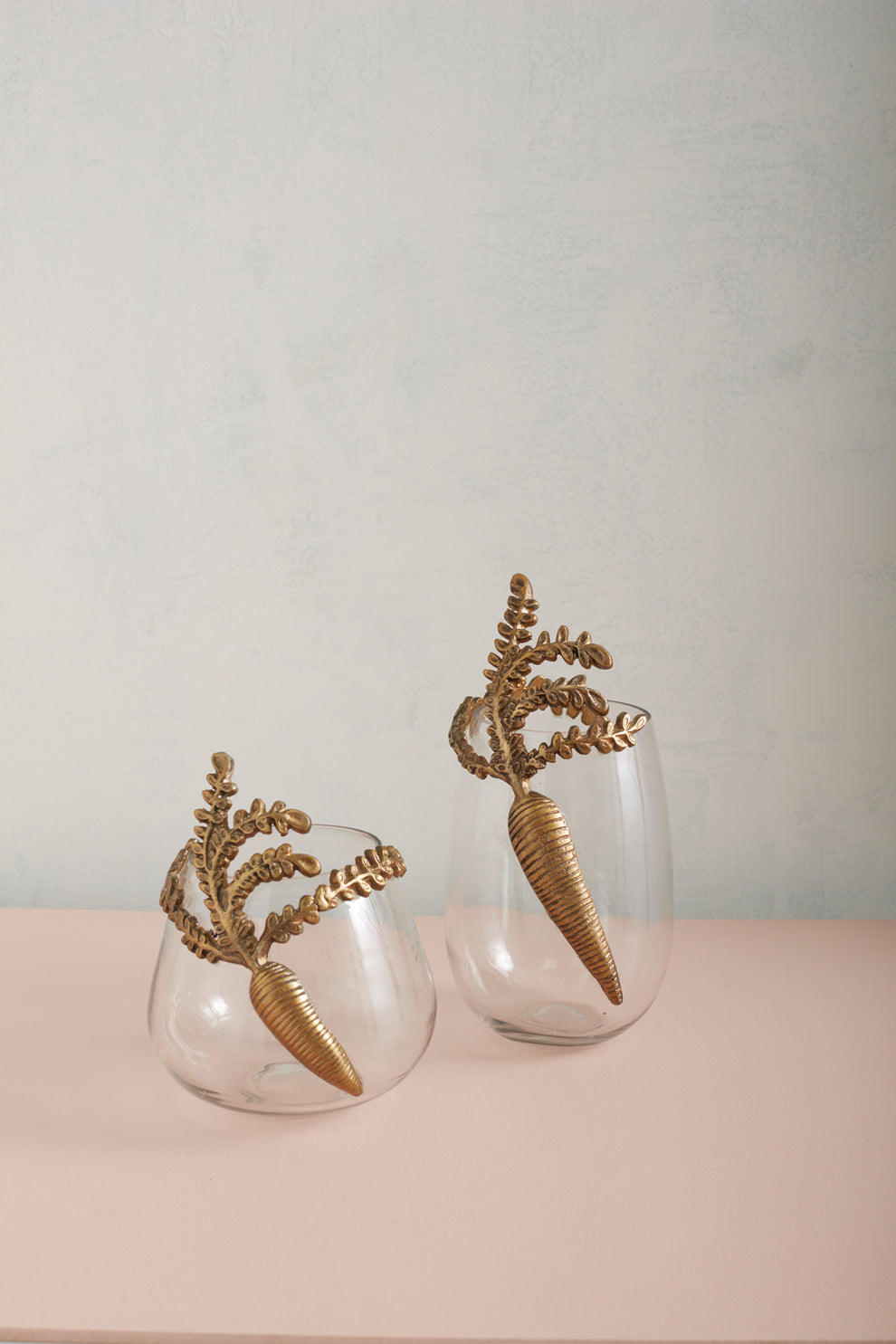 Gilded Carrot Collection Set of 2 By Accent Decor | Planters, Troughs & Cachepots | Modishstore - 5