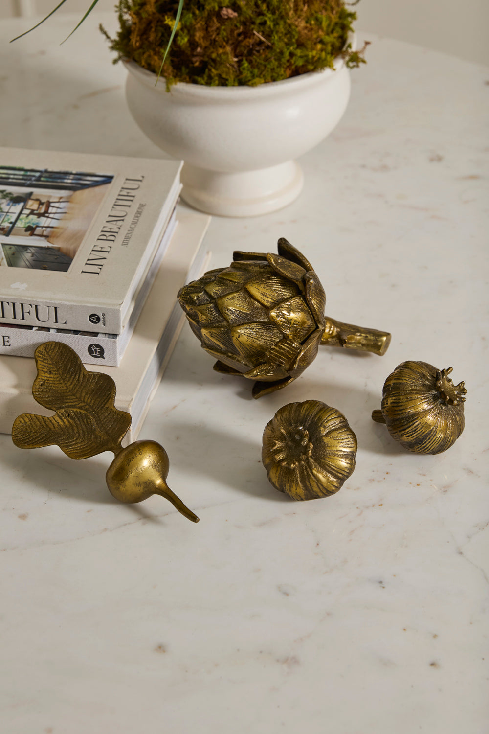 Gilded Veggies Set of 4 By Accent DŽcor