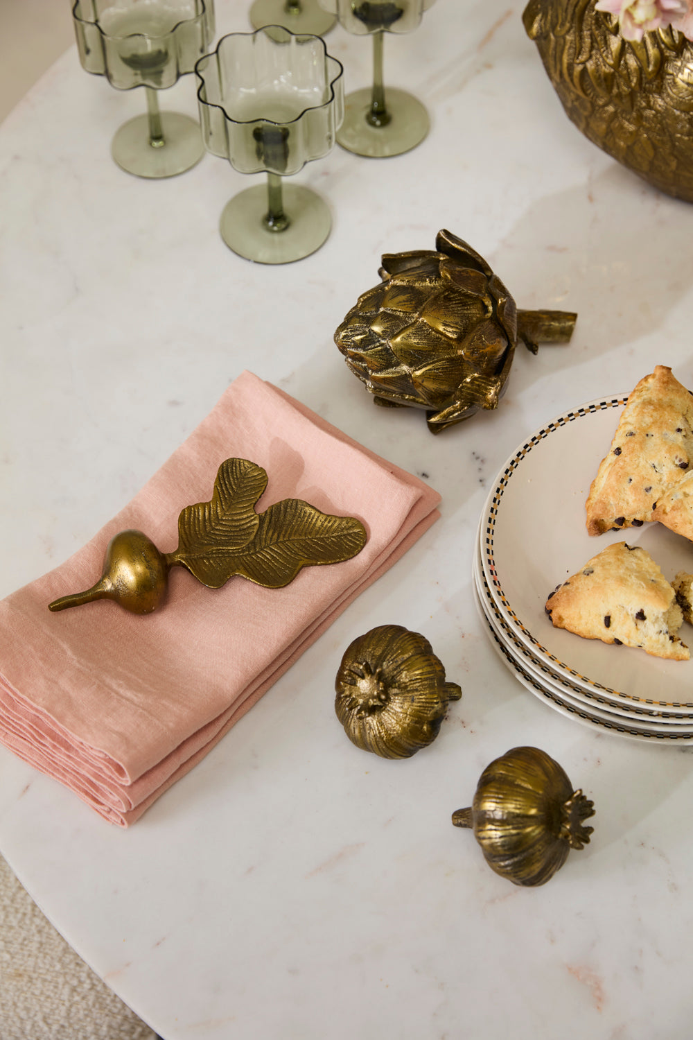 Gilded Veggies Set of 4 By Accent DŽcor
