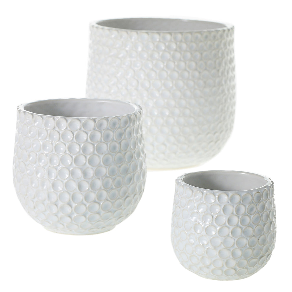 Ginny Pot Set of 8 By Accent Decor | Planters, Troughs & Cachepots | Modishstore - 6