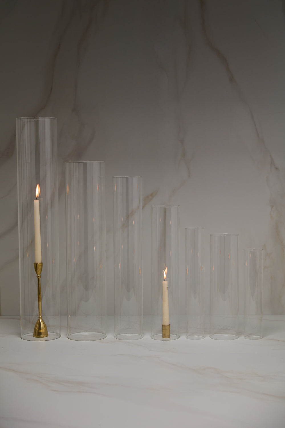 Glass Sleeve Set of 8 By Accent Decor | Candle Holders | Modishstore - 5