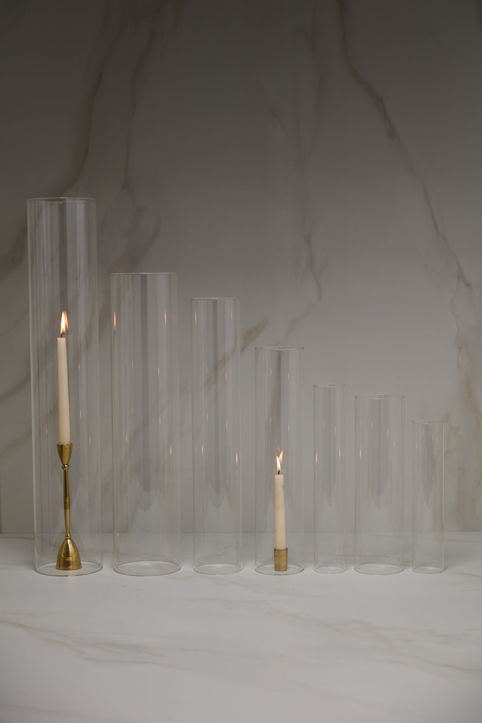 Glass Sleeve Set of 8 By Accent Decor | Candle Holders | Modishstore - 5