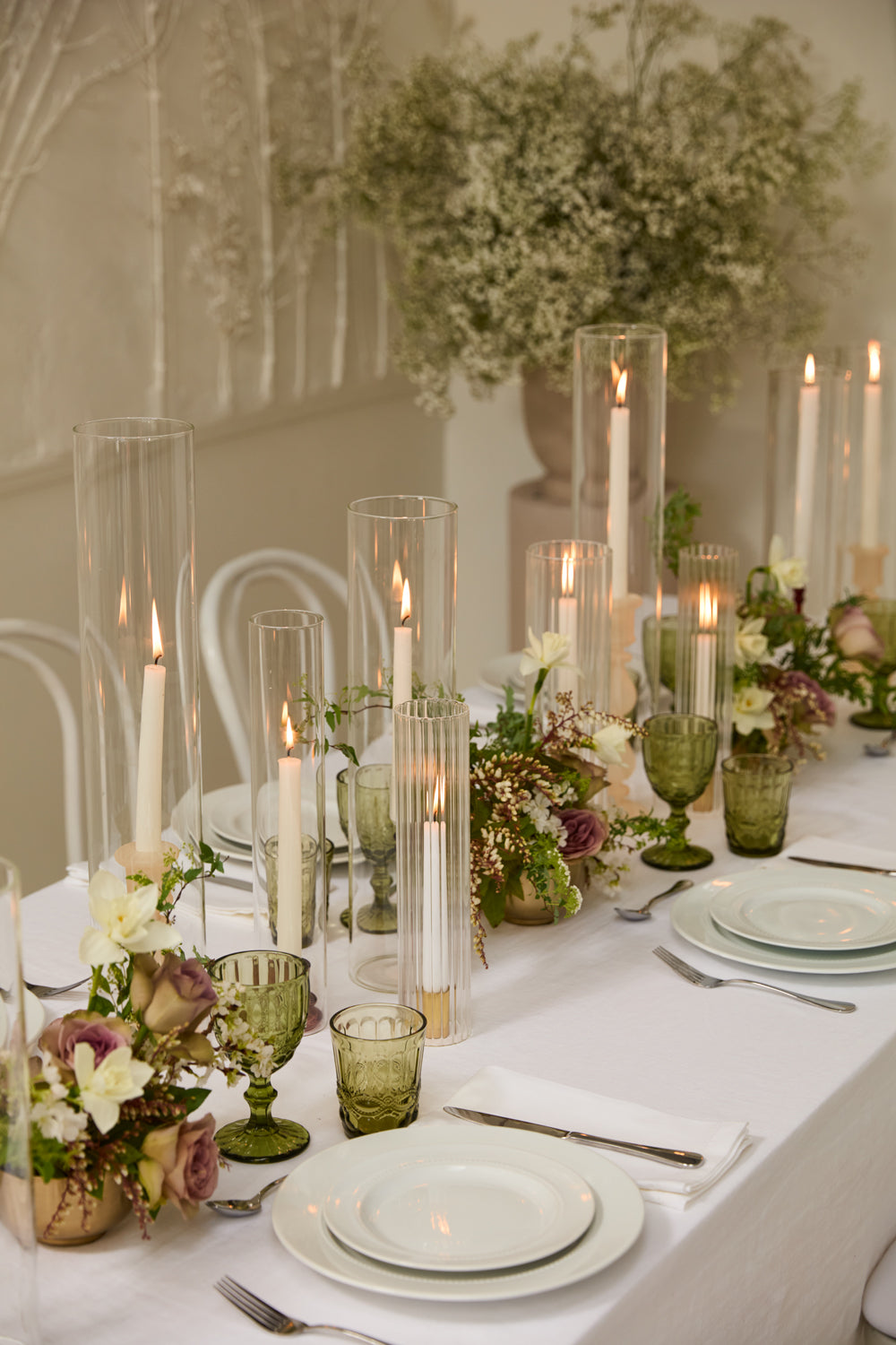 Glass Sleeve Set of 8 By Accent Decor | Candle Holders | Modishstore - 8